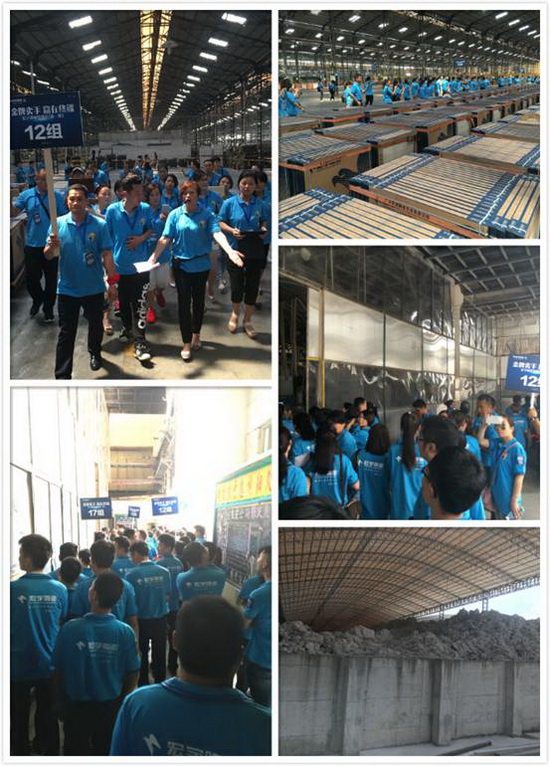 陶瓷一线品牌JXF吉祥坊精英参观生产基地