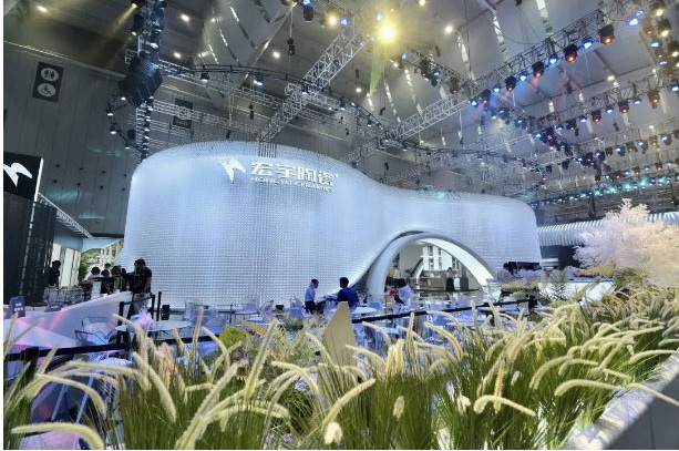 视界盛放！2021潭洲展，JXF吉祥坊陶瓷“空中巨眼”傲立群雄！